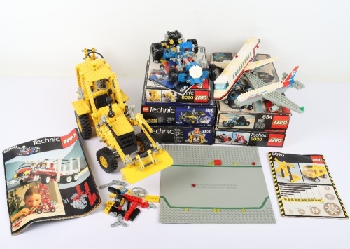 A quantity of Technic Lego and Playmobile