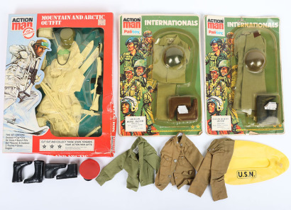 Vintage Palitoy carded Action Man outfits