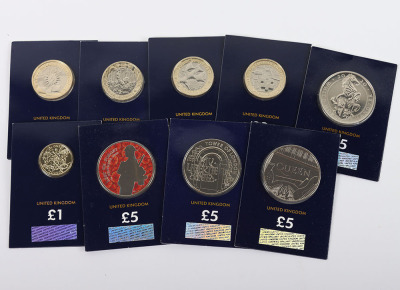 Selection of Change Checker coinage, mostly 50pÕs including 3x 2009 Kew Gardens re-issue 50pÕs - 6