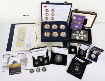 Mixed UK proof and silver sets, including 2008 Proof set