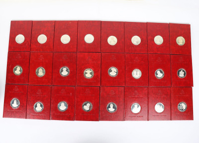 Twenty Four silver ÔDiscovery In SilverÕ Birmingham Mint coin covers