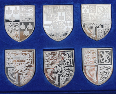 A set of silver Royal Coat of Arms - 3