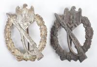 2x German Army (Heer) / Waffen-SS Infantry Assault Combat Badges