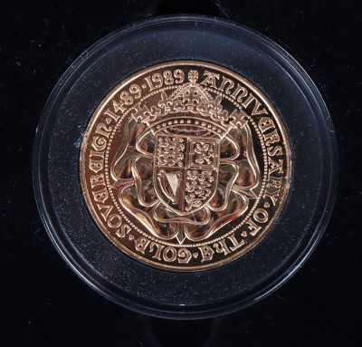 Elizabeth II, 5 Sovereign (£5), 1989, BUNC - 3