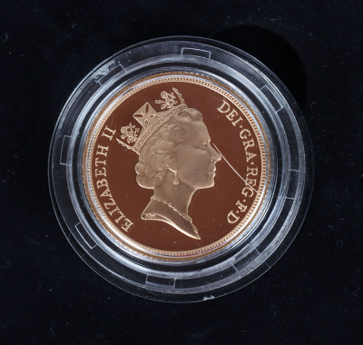 Elizabeth II, Sovereign, 1991, Proof - 3