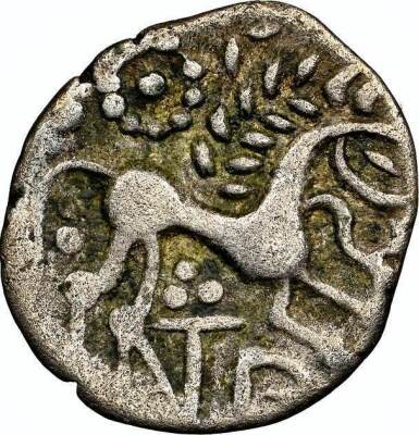 NGC VF &ETH; British Iron Age, Iceni, (c.20BC-AD40), silver unit Antedios c. AD 10-30 - 2
