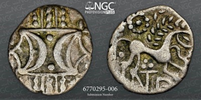 NGC VF &ETH; British Iron Age, Iceni, (c.20BC-AD40), silver unit Antedios c. AD 10-30 - 3