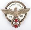 Third Reich Hitler Youth 1939 Kreissieger Award Badge