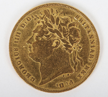 George IV (1820-1830), Sovereign, 1821