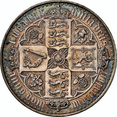 NGC PF 58 - Victoria (1837-1901), Crown ÔGothicÕ, 1847, Edge Undecimo - 2