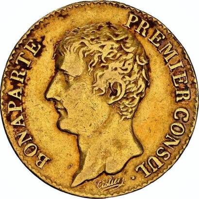 NGC AU Details Ð France Ð Napoleon I, As Emperor, 20 Francs, Year 12A (1803-4),