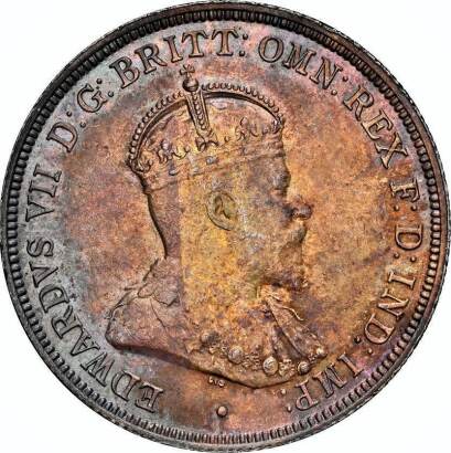 NGC MS 63 Ð Australia Ð Commonwealth Ð George V (1910-1936), Florin, 1910