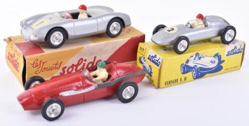 Solido Four boxed racing cars