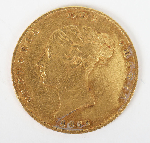 Victoria (1837-1901), Half Sovereign, 1853