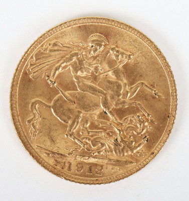 George V (1910-1936) Sovereign, 1912 - 2