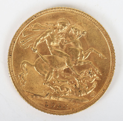 George V (1910-1936) Sovereign, 1912 - 2