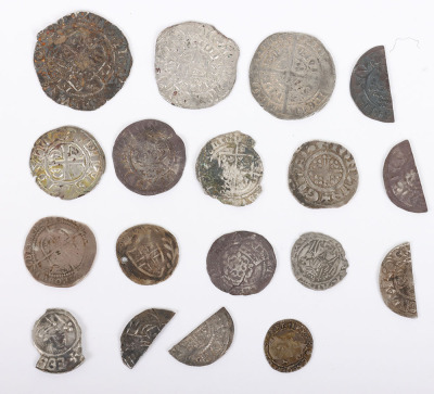 Various hammered coinage, including Elizabeth I Sixpence, Edward IV Halfgroat, Henry II Shortcross penny, - 2