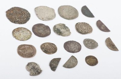 Various hammered coinage, including Elizabeth I Sixpence, Edward IV Halfgroat, Henry II Shortcross penny, - 3