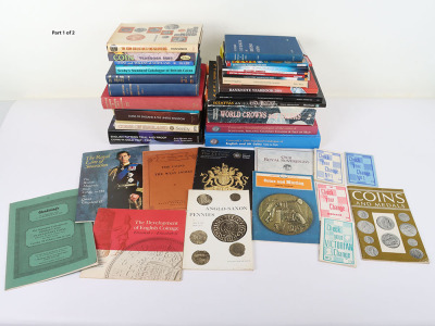 A good selection of Numismatic reference and guidebooks including English Pattern Trail and Proof Coins in Gold 1547-1968 by Alex Wilson and Mark Rasmussen