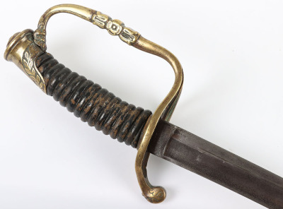 U.S. MODEL 1821 INFANTRY OFFICERS SWORD - 4