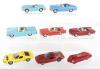 Eight unboxed Solido Diecast Cars 1/43 scale, circa 1960’s