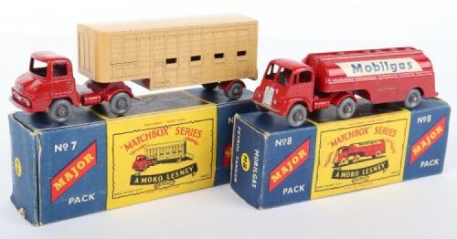 Two Boxed Matchbox Moko Lesney Major Packs