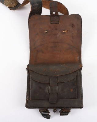 US CIVIL WAR UNION CARTRIDGE BOX W/ SHOULDER STRAP - 4