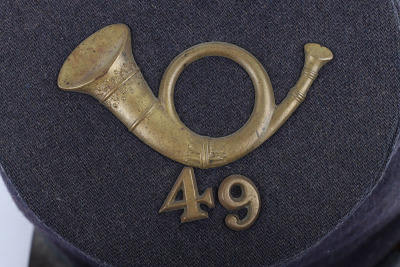 US CIVIL WAR PERIOD UNION 49TH INFANTRY EM BUMMERS CAP - 9