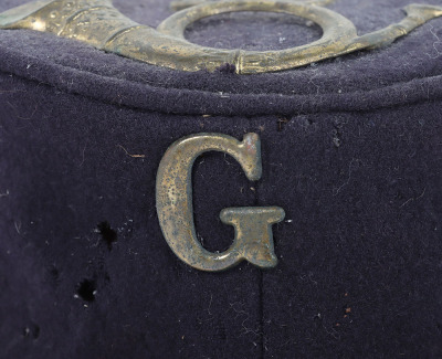 US CIVIL WAR PERIOD UNION BUMMERS CAP W/ A VERBAL ID TO A GETTYSBURG VETERAN, - 2