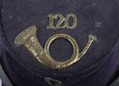 US CIVIL WAR PERIOD UNION BUMMERS CAP W/ A VERBAL ID TO A GETTYSBURG VETERAN, - 10
