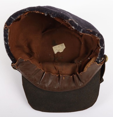 US CIVIL WAR PERIOD UNION BUMMERS CAP W/ A VERBAL ID TO A GETTYSBURG VETERAN, - 11