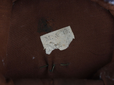 US CIVIL WAR PERIOD UNION BUMMERS CAP W/ A VERBAL ID TO A GETTYSBURG VETERAN, - 12
