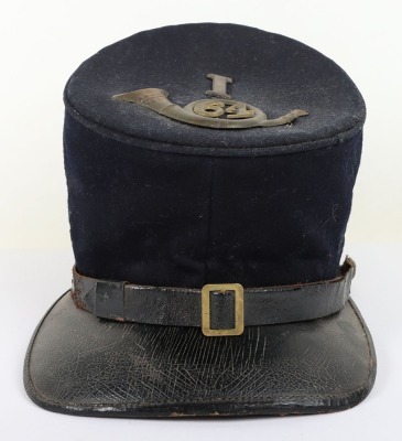 US CIVIL WAR PERIOD UNION FORAGE CAP W/ UNIT INSIGNIA