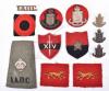 WW2 Indian Army Ordnance Corps Officers Badges and Insignia Grouping