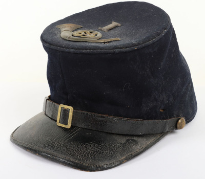 US CIVIL WAR PERIOD UNION FORAGE CAP W/ UNIT INSIGNIA - 3