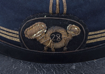 US CIVIL WAR PERIOD UNION CHAUSSER CAP, INFANTRY OFFICER - 2