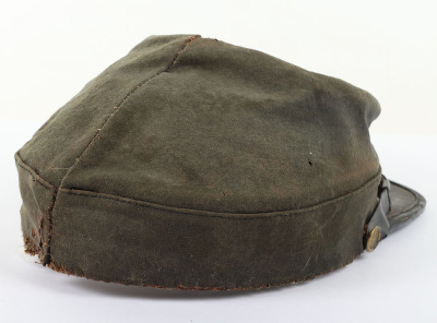 US CIVIL WAR PERIOD KEPI, WITH CONFEDERATE ID TO A “L. D. HUGES” OF THE 19TH VA - 6