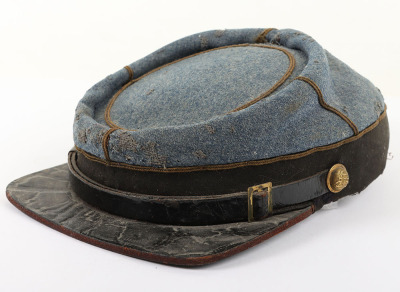 US CIVIL WAR PERIOD CONFEDERATE MILITIA OFFICERS KEPI FROM GEORGIA - 3