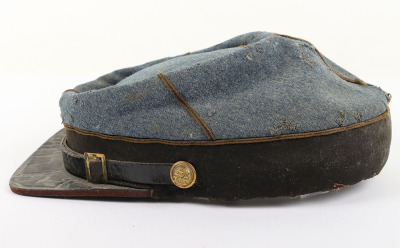 US CIVIL WAR PERIOD CONFEDERATE MILITIA OFFICERS KEPI FROM GEORGIA - 4