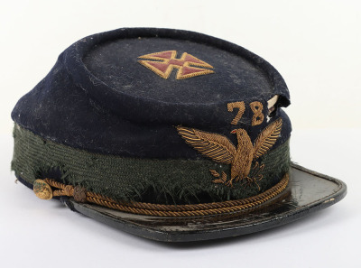 AMERICAN FRATERNAL CAP, CIRCA 1870-1880 - 3