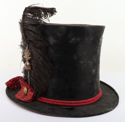 US CIVIL WAR PERIOD UNION MILITA ARTILLEY TOP HAT - 8