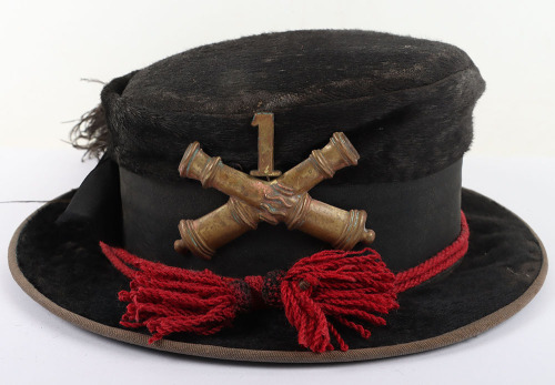 US CIVIL WAR PERIOD UNION “PORK PIE” ARTILLERY HAT, STYLE USED BY GENERAL PHIL SHERIDAN