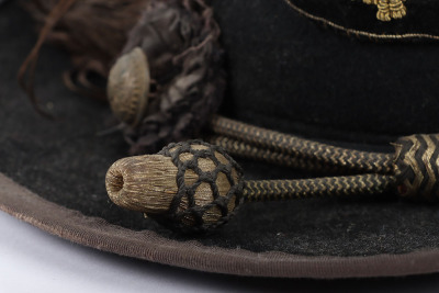 US CIVIL WAR PERIOD UNION INFANTRY OFFICERS M-1858 HARDEE HAT NICKNAMED THE “JEFF DAVIS” HAT - 3