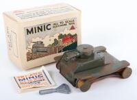 Scarce Boxed Triang Minic 20M Pre War Light Tank