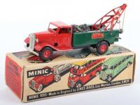 Boxed Triang Minic 48M Post War Breakdown Lorry, with Mechanical crane