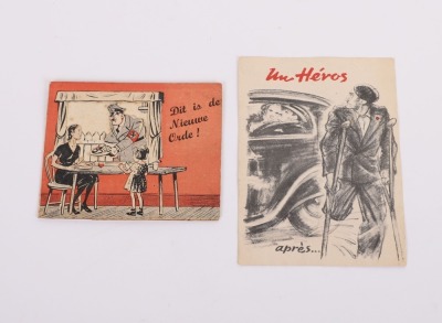 2 WWII BELGIUM ANTI-3RD REICH PAMPHLETS - 2