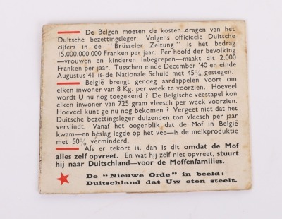 2 WWII BELGIUM ANTI-3RD REICH PAMPHLETS - 4