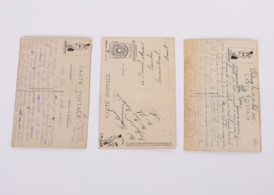 17 WWI &ndash; WWII FRENCH COLOR COMICAL-PATRIOTIC POSTCARDS - 3