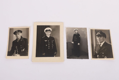 4 KRIEGSMARINE PHOTO POSTCARDS