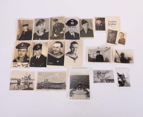 19 KRIEGSMARINE POSTCARDS / PHOTOS